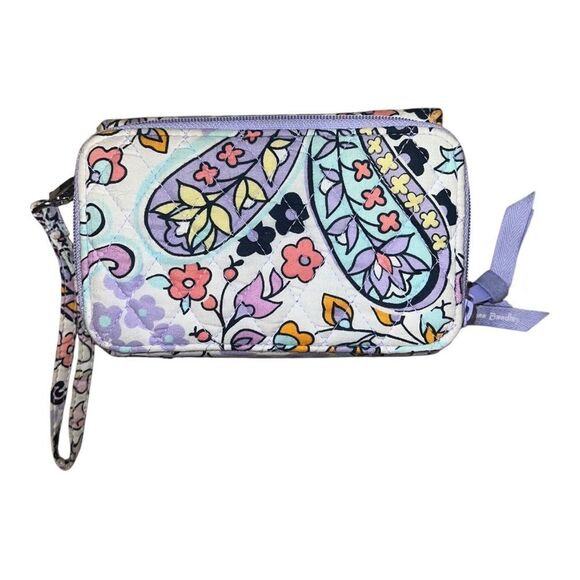 Vera Bradley Lot of 5 Wallets & Small Bags Cupcakes Green Lavender Meadow GUC - Picture 9 of 13